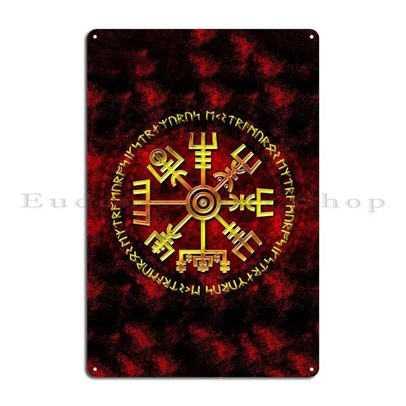 Vegvisir  B Metal Plaque Club Create Printing Funny Printing Tin Sign Poster