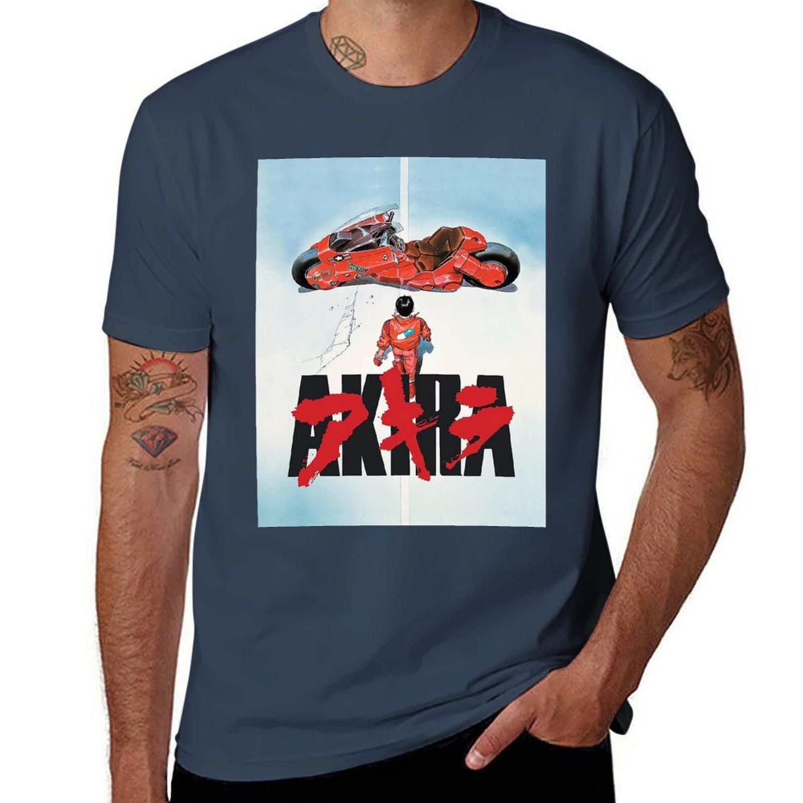 Akira Anime Movie Tshirt Large Size Loose Casual Tee S