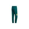 Adidas Double Logo Colorblock Retro Casual Knit Sweatpants Men Bottoms Forest-Green GM4440