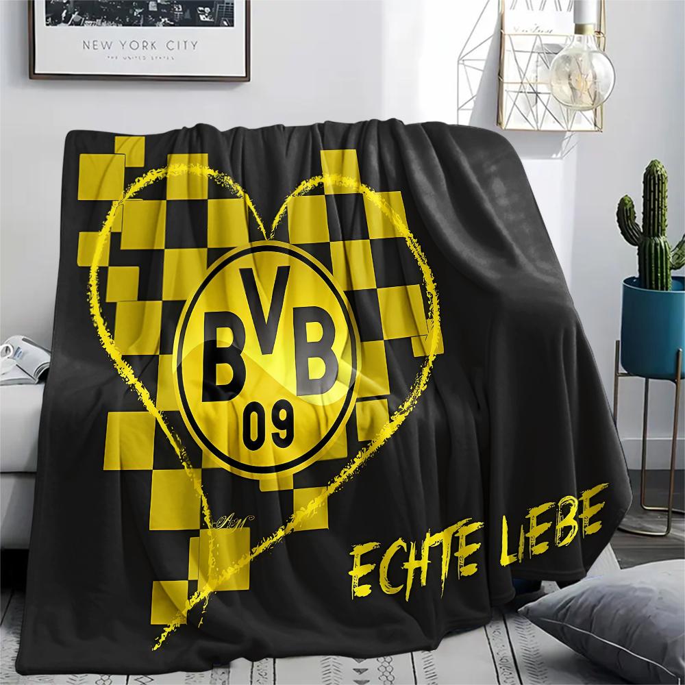 1 Peça Cobertor de Flanela com Estampa BVB, Alta Qualidade Todas as Estações, Decoração de Casa, Calor e Conforto, Perfeito para Presentes de Natal