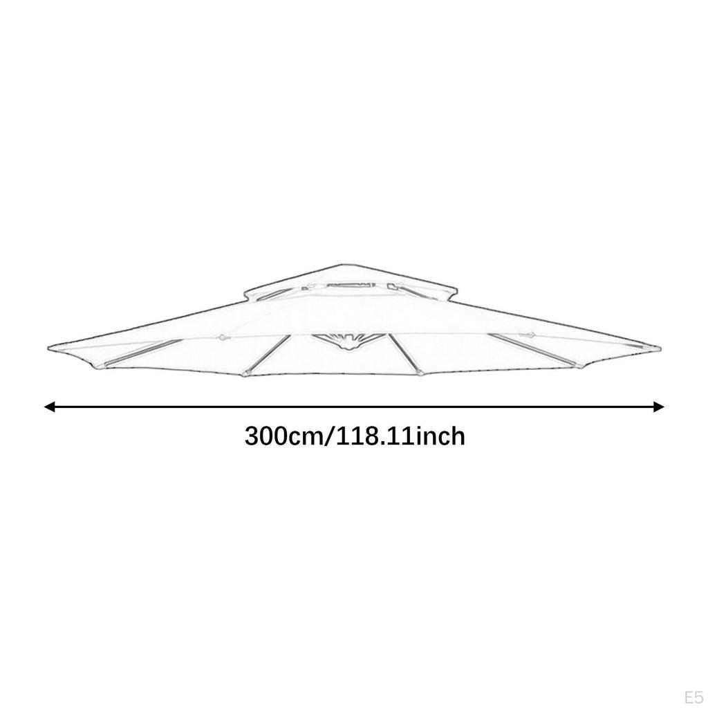 Tělo, Stříška slunečníku, Venkovní notebook, Praktický, Letní úkryt, Náhradní potah pro zahradní terasu