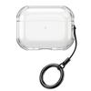 Transparent Earphone Case for AirPods Pro 3 TPU Shockproof Anti-drop Protective Case Cover with Lanyard Keychain