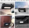 Auto Sonnenblende Taschentuchhalter, Sonnenblende Serviettenhalter Rücksitz Taschentuchbox, Premium Auto Taschentuchbox für Auto