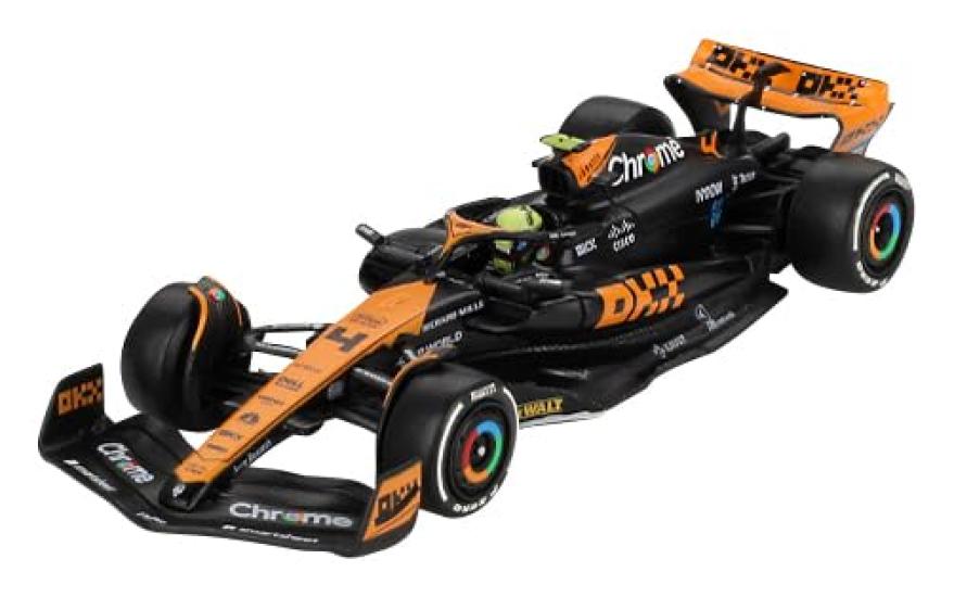 MINI GT x MiJo Exclusives McLaren F1 MCL60 2023 2nd Place Winner Japanese Grand Prix Lando Norris Finished Model 1/64 #4