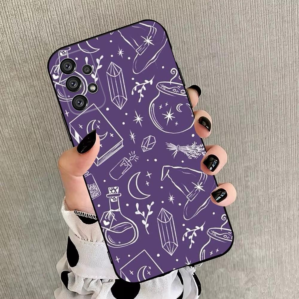 

Witch Lunar Magic Phone Case For Samsung Galaxy A20,A21s,A22,A31,A32,A52,A53,A72,73,A80,A91 Soft Black Cover Samsung a20s