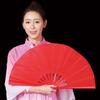 EXCEART Tai Chi Plain Chinese for Stage Lightweight Fan, Foldable, Red, Style, Dance, Performance, Decoration, Unisex, Portable,