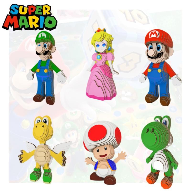 Paper Craft 3d Mario Puzzle Toy For Kids, Wholesale, Educational Toy