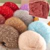 30g/pelote Mohair Pony Sud-Africain Fait Main Écharpe Perle Fil Épais Artisanat Laine Mohair Pulls Cachemire Laine DIY