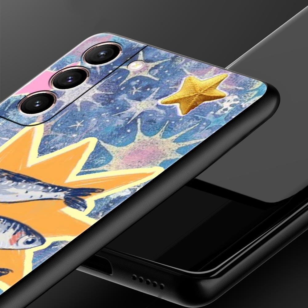 Blue Ocean Fish Phone Case Cover for Samsung Galaxy S26 S25 S24 S23 S22 S20 S21 FE Ultra S25 Edge Plus 5G Soft TPU Shell Fundas