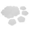 Flower Coaster Resin Molds Pieces Coaster Silicone Resin Molds Set for Home Decoration