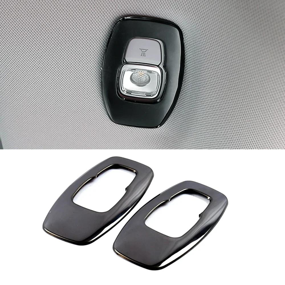 For Renault Koleos 2017-2020 Car Interior Decoration Stainless Steel Protection Frame Cover Trim Black Color For Samsung QM6