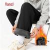 VANCL Men's Winter Fleece-Lined Straight Leg Casual Pants