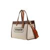 Coach Field Canvas Fabric Cow Leather Tote Bag , Shopping Bag , Handbag , Shoulder Bag , Crossbody Bag Large Women's (Unisex) Handbags