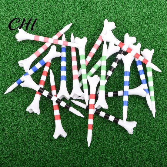 Picchetti da Golf Stabili 20 Pezzi Alta Stabilità Bassa Frizione Indistruttibili Installazione Semplice Strumenti Corti per l'Allenamento Strumento