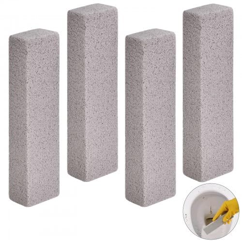 Set of 4 Pumice Stones for Cleaning, Toilet Cleaning, Heel Exfoliation, Urinary Stone Removal, Yellowing Remover, Pumice Stick, Toilet, Bath Supplies,