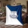 Everton Football Print Flannel Blanket Soft Warm Sofa Bed Throw Blanket For Home Office Bedroom