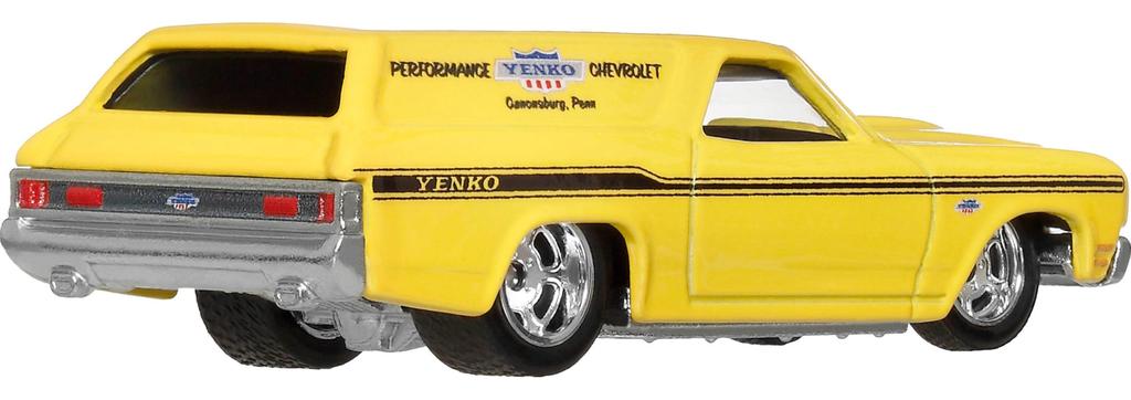 Hot Wheels Car Culture Fast Wagon '70 Chevelle SS Wagon Vehicle Toy Diecast Car for Ages 3 and Up, Yellow, JBK67