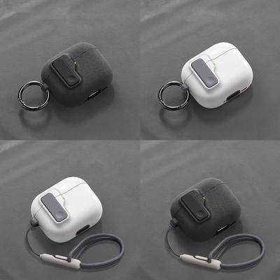 מתאים למארז אוזניות AirPods דור רביעי Apple AirPodspro דור שני מארז אוזניות אלחוטי בלוטות' עם כפתור מארז רך