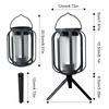 2025 New Solar Flame Camping Lantern Outdoor Decorative Hanging Light Garden Decor Tripod Atmosphere Lamp