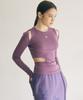 Art Peak House Side Cut Out Long Sleeve_Pale Purple
