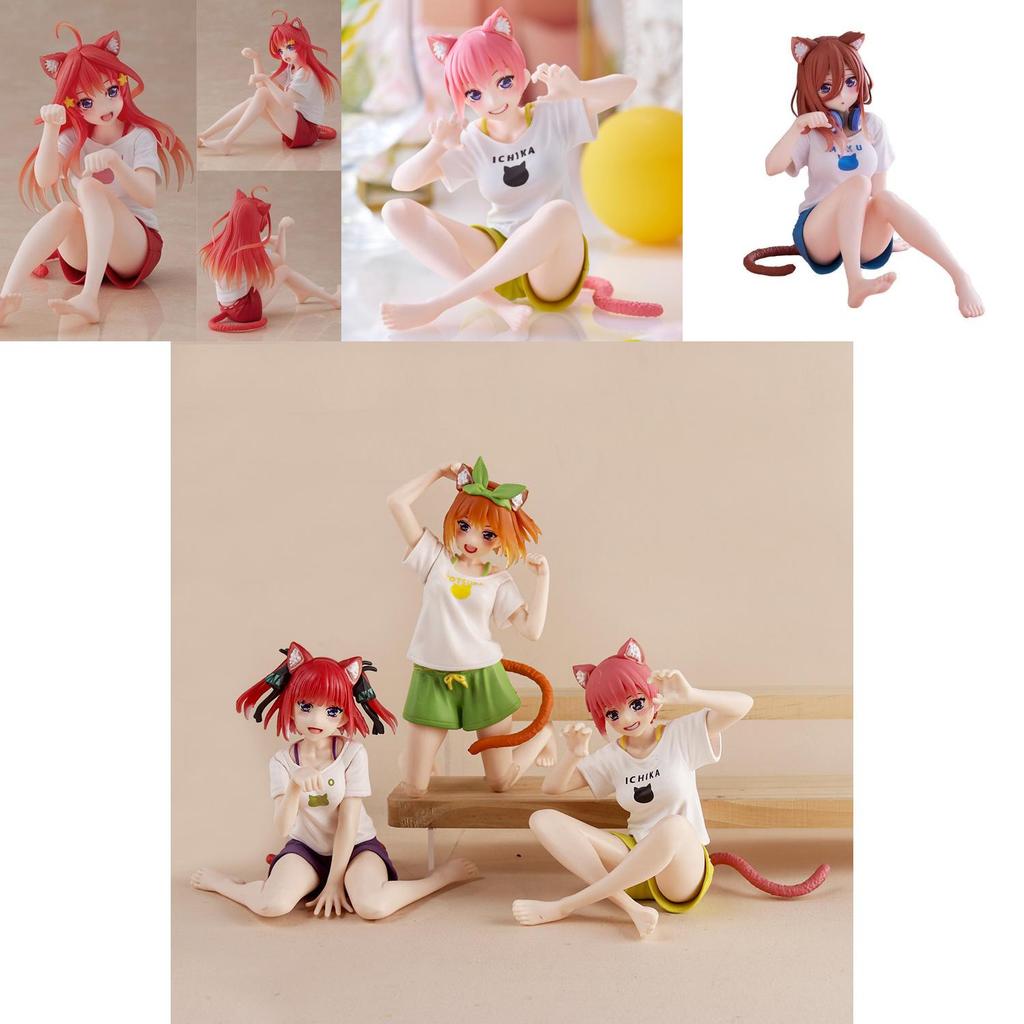 Exquisite Five Equal Parts Bride Home Wear Nino Miku Pvc Figurine For Anime Lovers