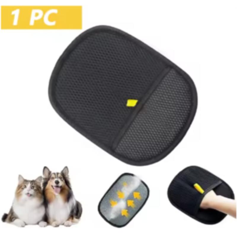 Pet Hair Removal Tool Reusable Static Removal Gloves, Double-sided Grooming Gloves For Pets Removes Pet Fur Hair For Carpets