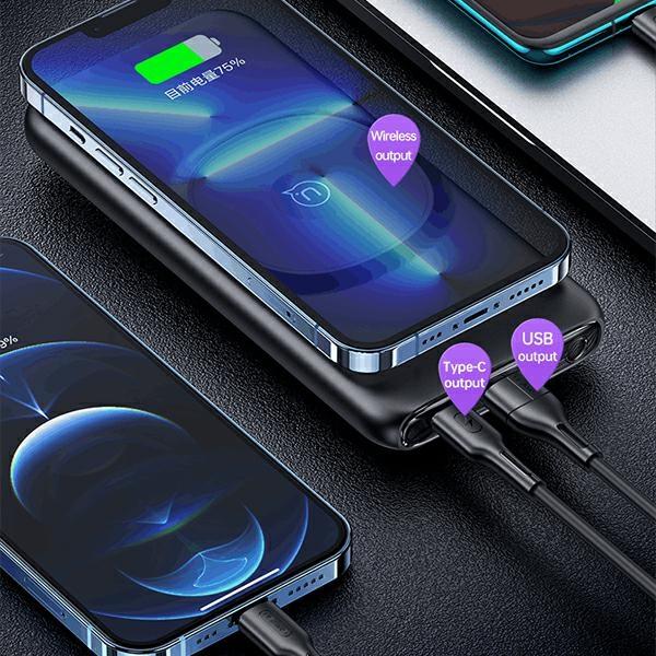 Usams Powerbank Pb62 10000Mah 20W        Qc3.0+Pd Magnetic Wireless Fast Charge Niebieski/Blue 10Kcd17104 (Us-Cd171)
