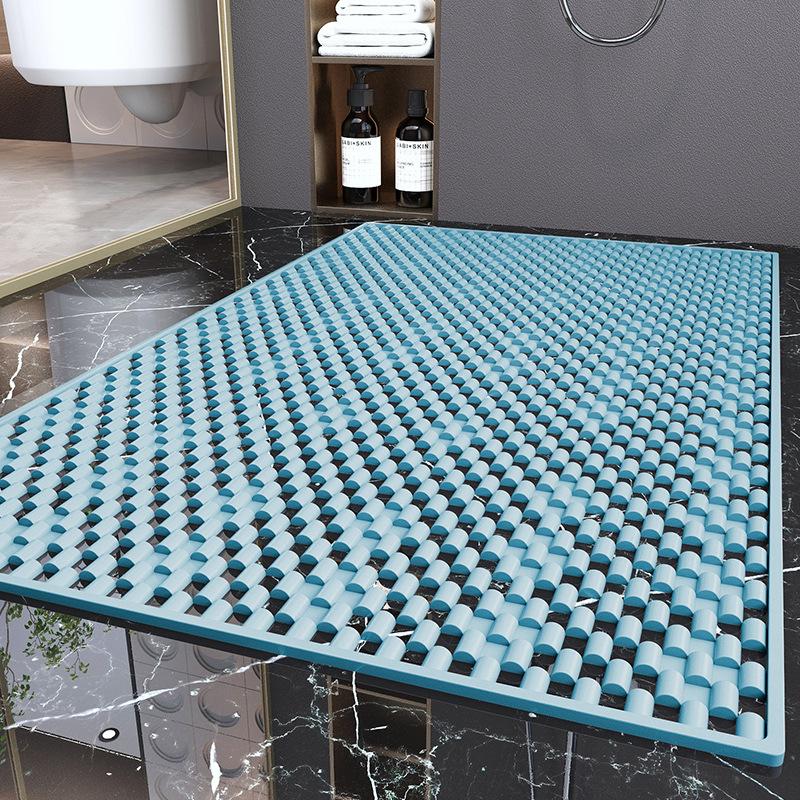 Bathroom Mat Non-Slip Mat Household Shower Room Bathing Anti-Drop Suction Cup Floor Mat Toilet Bathroom Shower Massage Mat