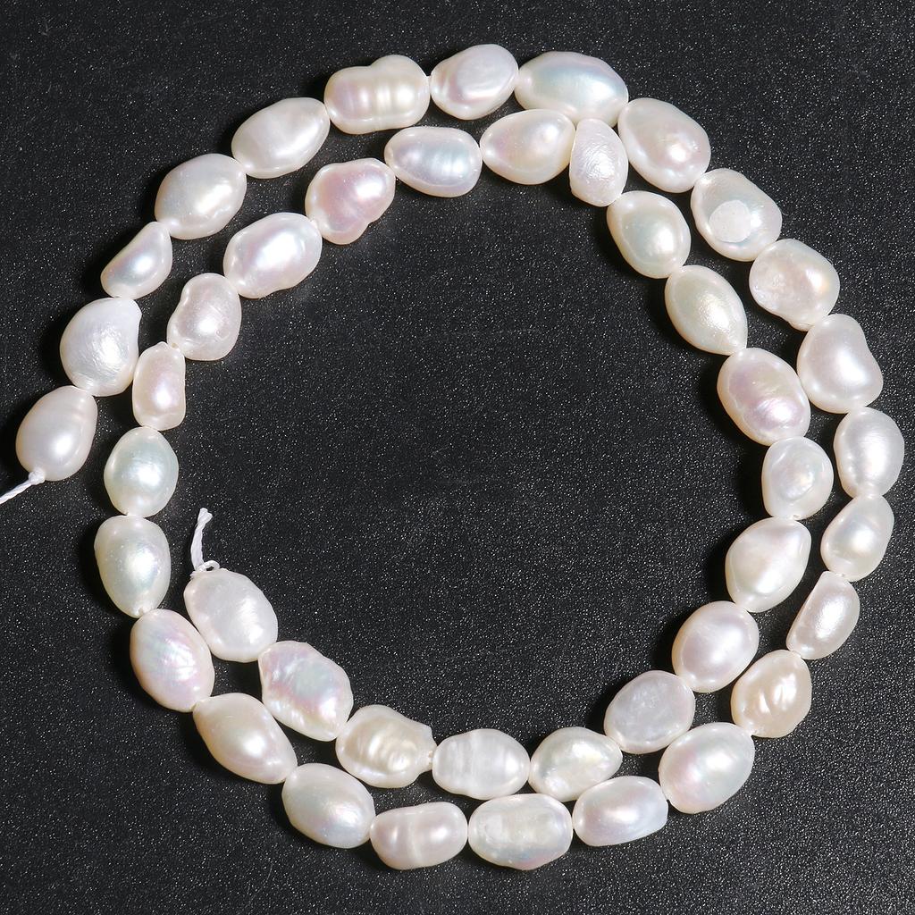 Perle D'Acqua Dolce Naturali A Forma Di Riso – Bianche, 6-7mm, Circa 45 Pezzi, Per Gioielli Fai Da Te