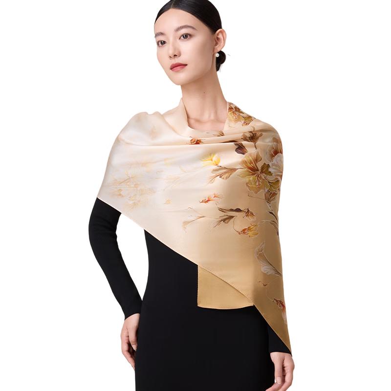 

Shanghai Story 100% Mulberry Silk Women s Scarf Shawl 170*50cm