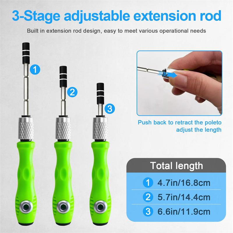 32 in 1 Small Precision Screwdriver Set Magnetic Mini Screwdriver Set Professional Tiny Repair Tool Kit for Watches Laptop