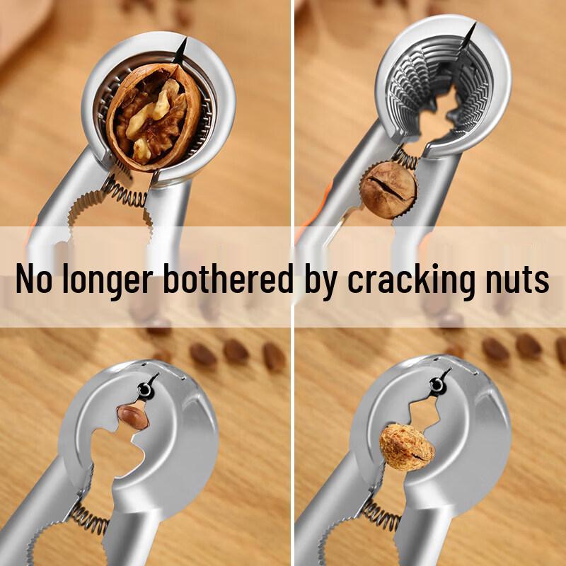 Heavy-Duty Multi-Functional Nut Cracker and Sheller Tool