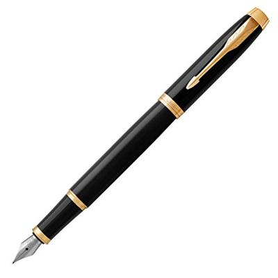 PARKER Fountain Pen F Fine Nib IM Core Line Black GT 1975594 Dual-Use, Officially Imported, Approx. 153mm X 10mm