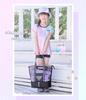 Mesh Tote Bag for Pool One Size [Arisana] Girls, Bag, 2-Layer, Stylish, Junior, Black,