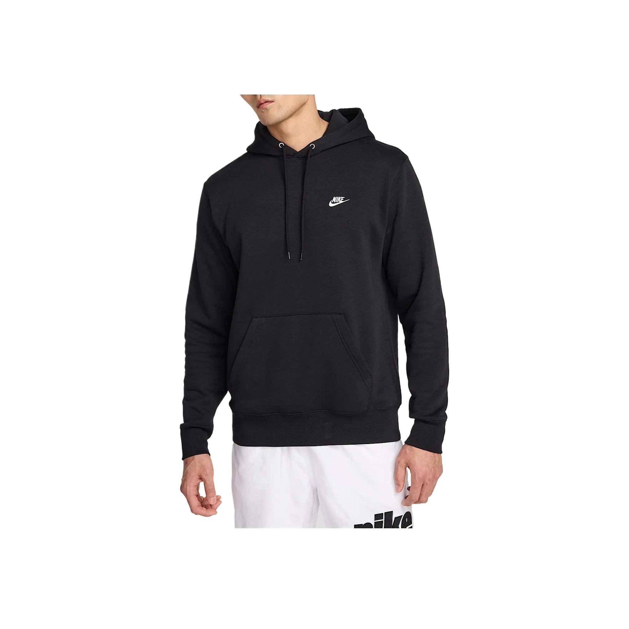 Nike Club SS25 Futura Comfortable Versatile Simple Fashion Sweatshirt Men sweatshirt Black FN3859-010 M