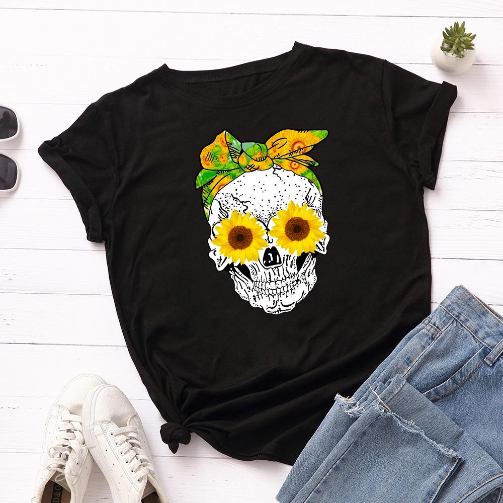 Cotton Comfort Top Fashion Versatile Short Sleeve Casual T-Shirts Women’s