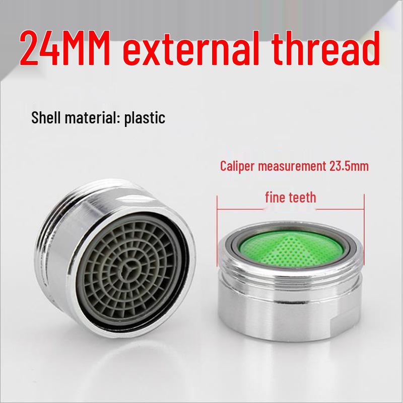 

Universal Hot & Cold Faucet Aerator with Splash Guard & Inner Core Filter Mesh Nozzle