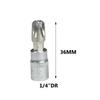 9pcs/set 5 Point Star Torx Screwdriver Bit Drive Socket Pentalobe TS10 TS15 TS20 TS25 TS27 TS30 TS40 TS45 TS50 Tools