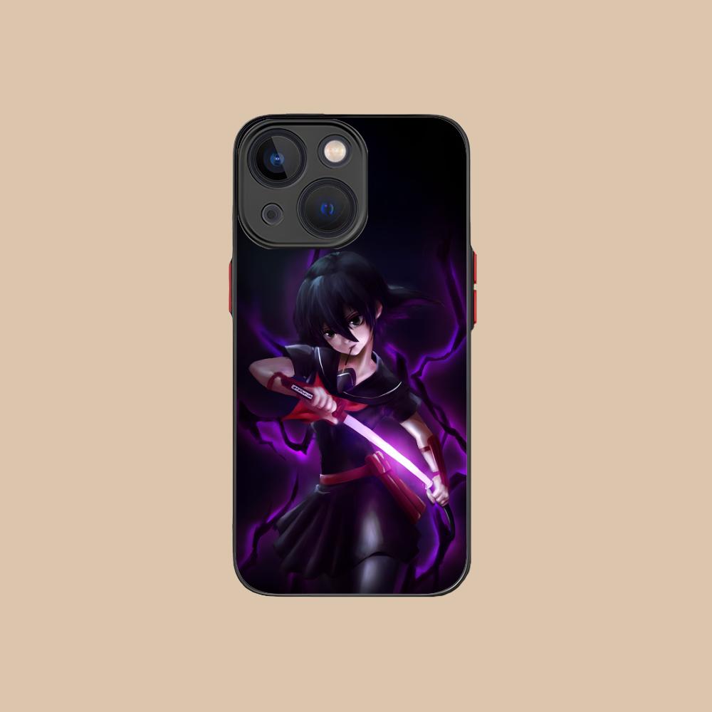 Akame Kurome Silicone Mobile Phone Case for iPhone 17 16 15 14 13 12 11 X XR XS Air Pro Max Plus Mini Colorful Cover