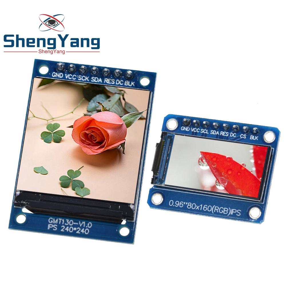 TZT TFT Display 0,96 / 1,3 Zoll IPS 8P/7P SPI HD 65K Vollfarb-LCD-Modul ST7735 Treiber-IC 80*160 (Nicht OLED) Für Arduino