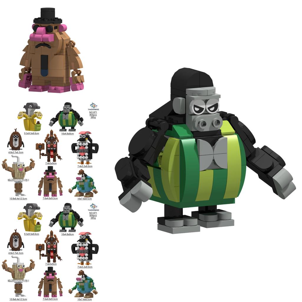 Italiana Brainrot Classics Building Set With Abs Plastic Blocks For Creative Diy Kids