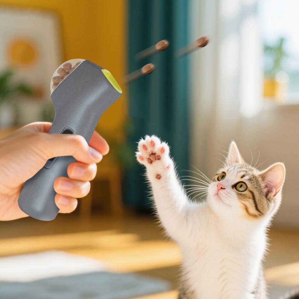 Dog Interactive Training Toy Pet Snack Catapult Outdoor Beach Toy Dog Cat Snack Food Feeder Pet Supplies