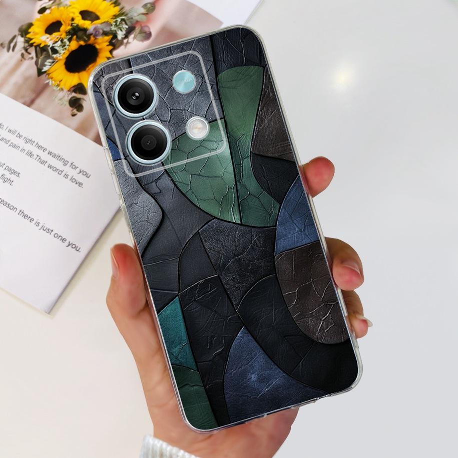 For Xiaomi Redmi Note 13 2024 Case Fashion Flower Soft Phone Case For Xiaomi Redmi Note 13 5G Soft Fundas Bumper Note13 4G Coque