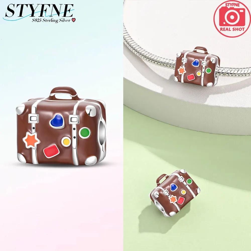 Charms Woman Charm Original Copper Blue Stars Snowflakes Box Beads Fit Bracelet Women Diy Gift Accessory Jewelry