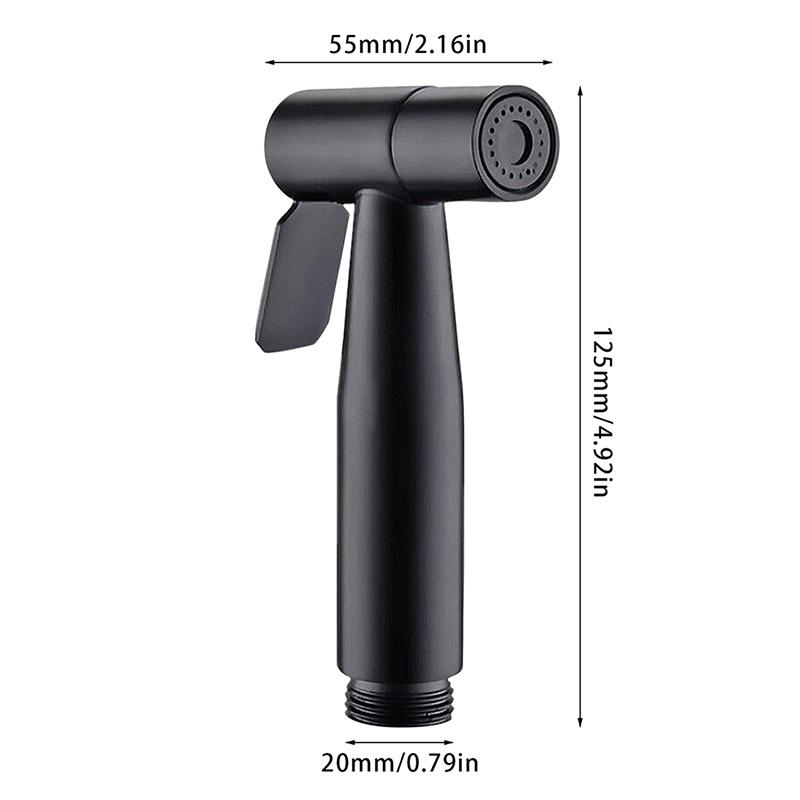 Gold Brushed Toilet Cleaning Bidet Spray Gun Wc Shower Head Douche Handheld Hose Sanitary Wall Holder Bathroom