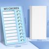 Detachable Daily Planner Memo Plastic Self-discipline Checklist Multi Purpose My Chores Checklist
