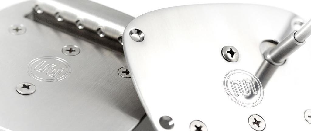 Mastery Bridge Tremolo Unit Mastery Vibrato Matte Finish for Lefty OMVL (For Jazzmaster/Jaguar) []