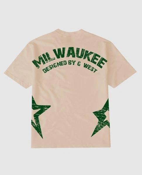 G West Oversize Milwaukee Tan Tee Gwdtfl9075 - 1 Colors 3XL