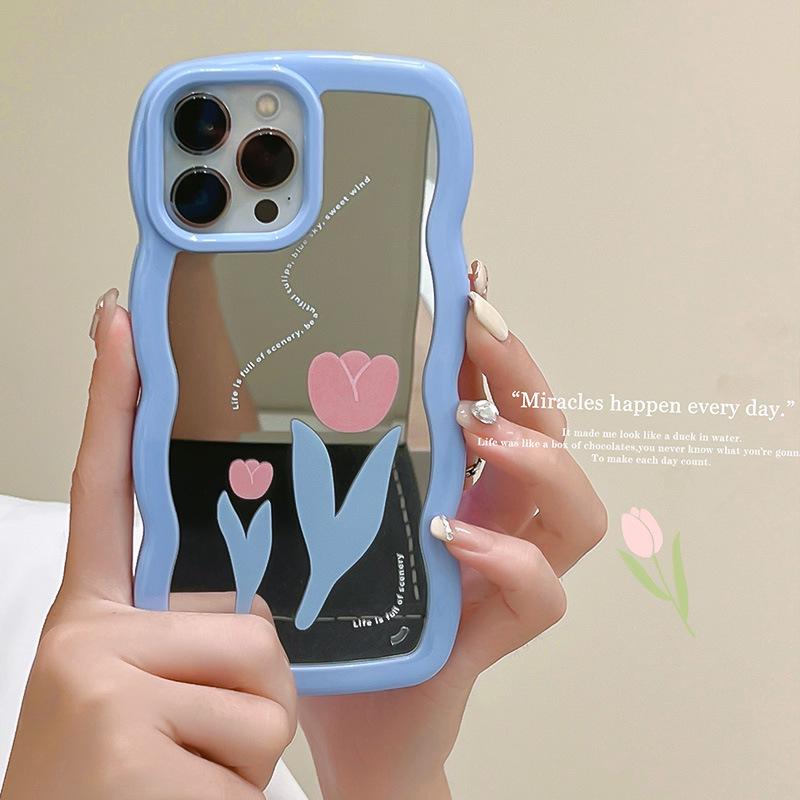 

Чохол Zhitai Mirror Lace Floral Case для iPhone 13 Pro/11/12X/8 Plus iPhone 11 Pro Max