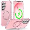 High Quality Magnetic 360°Rotating Ring Holder Case For Samsung Galaxy S26 Ultra S26Plus Anti-Slip Anti-Drop Protection Cover